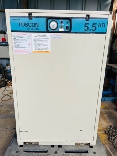 エアーコンプレッサー　TOSCON TOSHIBA