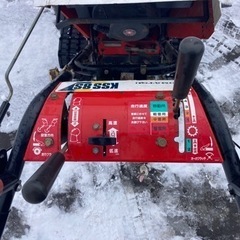 除雪機　コマツ　8馬力　セル付きの画像