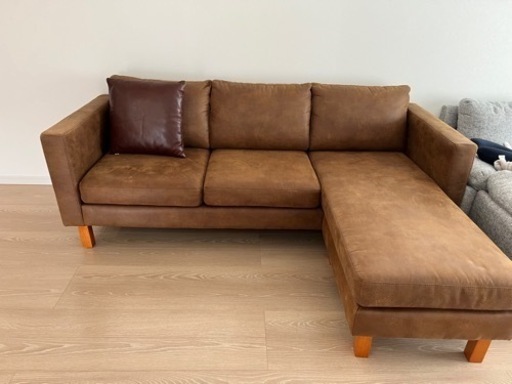 皮ソファ　大幅値下げ