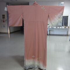 付下（桃色）　和服　着物【J560123-118】の画像