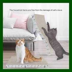 【新品】爪とぎ 猫 ペット スクラッチャー 波形 ダンボール ネ...