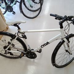 ★ジモティ割あり★ BRIDGISTONE 自転車 27インチ ホワイト クリーニング済み TC1208の画像