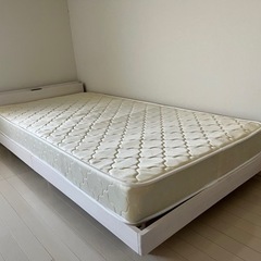 ベッド マットレス有り無しどちらでも可の画像