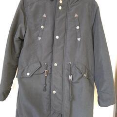 【婦人　フード付き裏ボアロングコート】