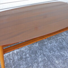 【直接引き取りのみ】折れ脚センターテーブル ノルン 不二貿易 R6-0123-③の画像