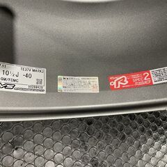 廃盤 タイヤ新品【FEDERAL 595 215/40R18】夏タイヤ 2本【RAYS ボルクレーシング TE37V MARK2 18インチ 10.5J5HPCD114.3-40】　(MHZ143) クレジットカード QRコード決済可能の画像