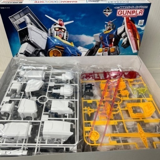 【引取】機動戦士ガンダム 一番くじ A賞 ソリッドクリアスタンダード ガンプラ メガサイズ