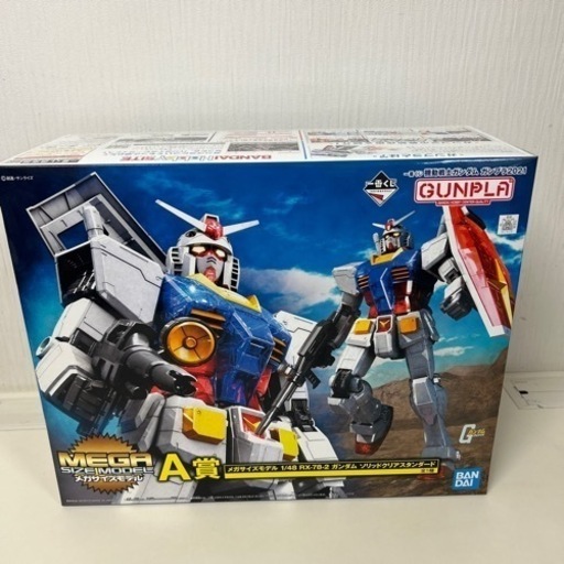 【引取】機動戦士ガンダム 一番くじ A賞 ソリッドクリアスタンダード ガンプラ メガサイズ