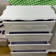 ヨーロッパスタイル 5段 チェスト 幅76cm奥行40cm高さ108cm 新品 説明欄必読の画像
