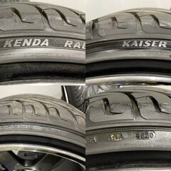 廃盤【KENDA KAISER 225/35ZR18】夏タイヤ 2本【RAYS ボルクレーシング TE37V MARK FORGED 18インチ 10.5J5HPCD114.3-25】　(MHZ144) クレジットカード QRコード決済可能の画像