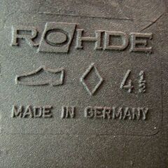 未使用品 ロイデ社 ボア付きハーフブーツ レディース 23～23.5cm ブラウン ROHDE Art2939 シンパテックス SYMPATEX 耐水 防水 新道東店の画像