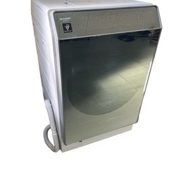 SHARP ES-W111-SL 2018年製 ドラム式洗濯機 左開き