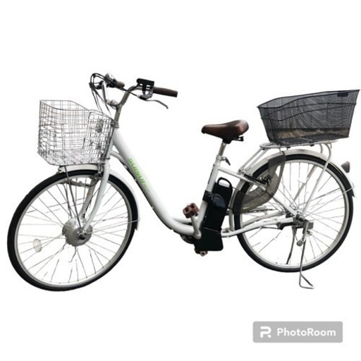 電動アシスト自転車　SUISUI スイスイ 26インチ ホワイト