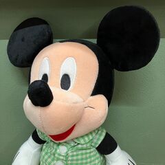 ミッキーマウスぬいぐるみ（高さ約35cm）の画像