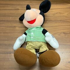 ミッキーマウスぬいぐるみ（高さ約35cm）の画像