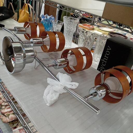 ★【モダンデコ】４灯シーリングライト　照明器具　ナチュラル　3ヶ月保証付き【店頭販売のみ】