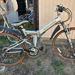 26インチ折り畳み自転車　ジャンク