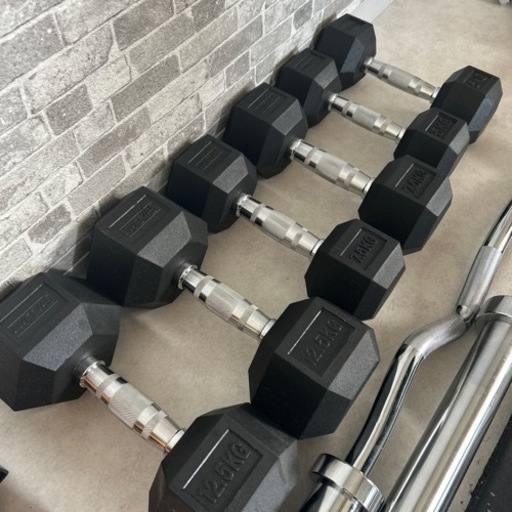 FitElite HEXダンベルセット(5kg〜12.5kg)