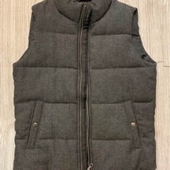 ダウンベスト　グレー　美品