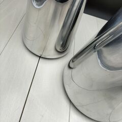 (C-2411FB18)◆IKEA◆フェイクフラワー&フワラーベース◆2点◆シルバー◆の画像