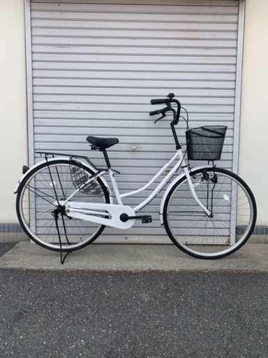 ☆前後タイヤ新古品☆   27型　軽快車　　防犯登録料込価格︎‼︎