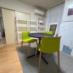 2/3引取限定】イタリアンデザインブランド ARPER ダイニングセット