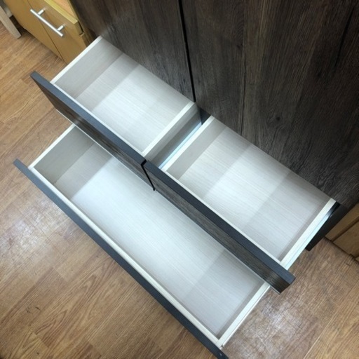 ワードローブ3枚扉売ります！ KLEPPSTAD クレップスタード ワードローブ 扉3枚付き, ホワイト