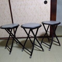 折りたたみ椅子差し上げます