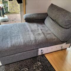 IKEA　
3人掛けソファベッド 寝椅子付きの画像