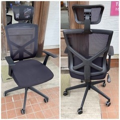 オフィスチェア　パソコンチェア　黒　中古品　1点