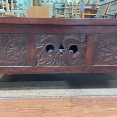 【愛品館 市原店】アジアンセンターテーブルの画像