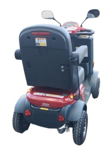 アテックス 電動車椅子 マイピアBT41 レッド セニアカー シルバーカー シニアカー