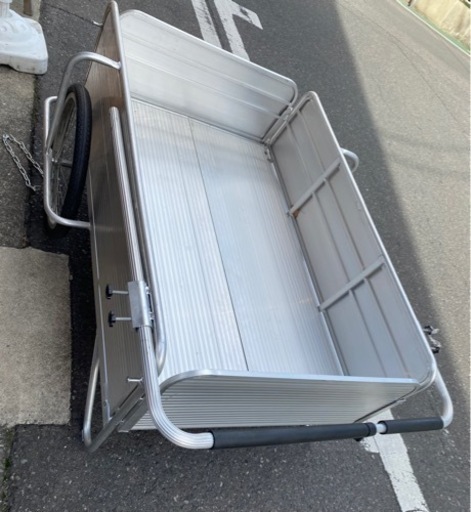 【未使用品】定価45000円　折りたたみアルミリヤカー　リアカー