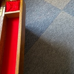裁縫箱　木製　美品の画像