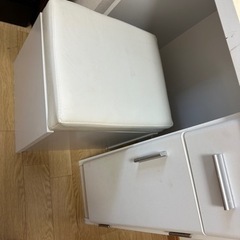 鏡面、天板使用感あり、ドレッサー、ライト付きの画像
