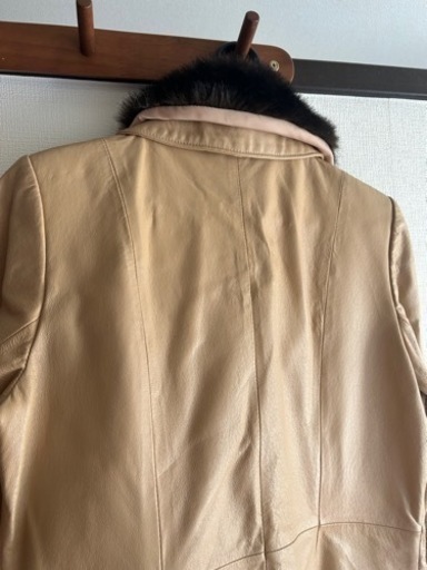 ✨美品✨ジャケット レザーコート レディース  牛革   上質 ロングコー