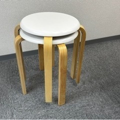 かわいい　丸イス　2脚セットの画像