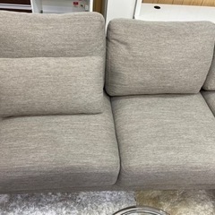 【リサイクルサービス八光】幅201㎝　ニトリ　コーナーソファCA10 ベージュ