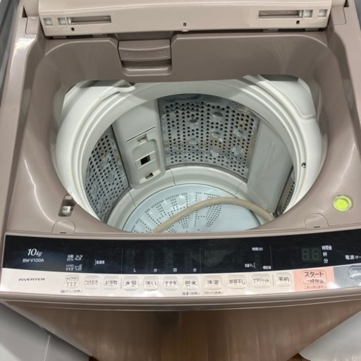 HITACHI 10,0kg 全自動洗濯機 日立 ビートウォッシュ（B1-104）