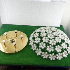 【コレ見て！ 新生活応援】 キシマ ブーケ 5灯シーリングライト お花 シャンデリア 照明 ライト 天井付けの画像