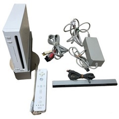 wii 本体セット　ソフト４個セット　動作確認済み　初期化済みの画像