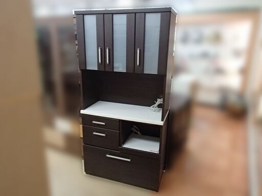 キッチンボード ブラウン 幅880 中古
