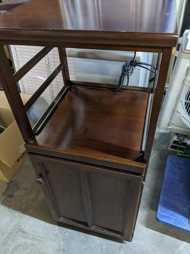 karimoku/カリモク レンジボードダイニングボード/キッチン/食器棚/レンジ台 　スライド棚