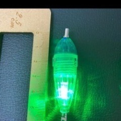#釣具#LED水中集魚灯#電池付き#約6cm#新品#緑色×3個の画像