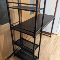 ■　収納ラック付きデスク、パソコンデスク、山梨県甲斐市の画像