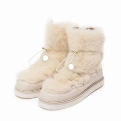 【新品・未使用】ブーツ　白