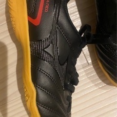 ミズノ　サッカーシューズ　黒　21センチの画像