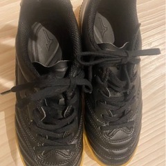 ミズノ　サッカーシューズ　黒　21センチの画像