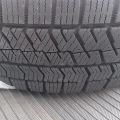 水戸☆手渡しのみ★155/65R14　屋内保管　バリ山VRX2　2021年製アルミセット　中古4本　の画像