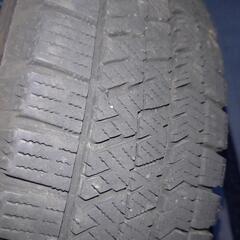 水戸☆手渡しのみ★155/65R14　屋内保管　バリ山VRX2　2021年製アルミセット　中古4本　の画像